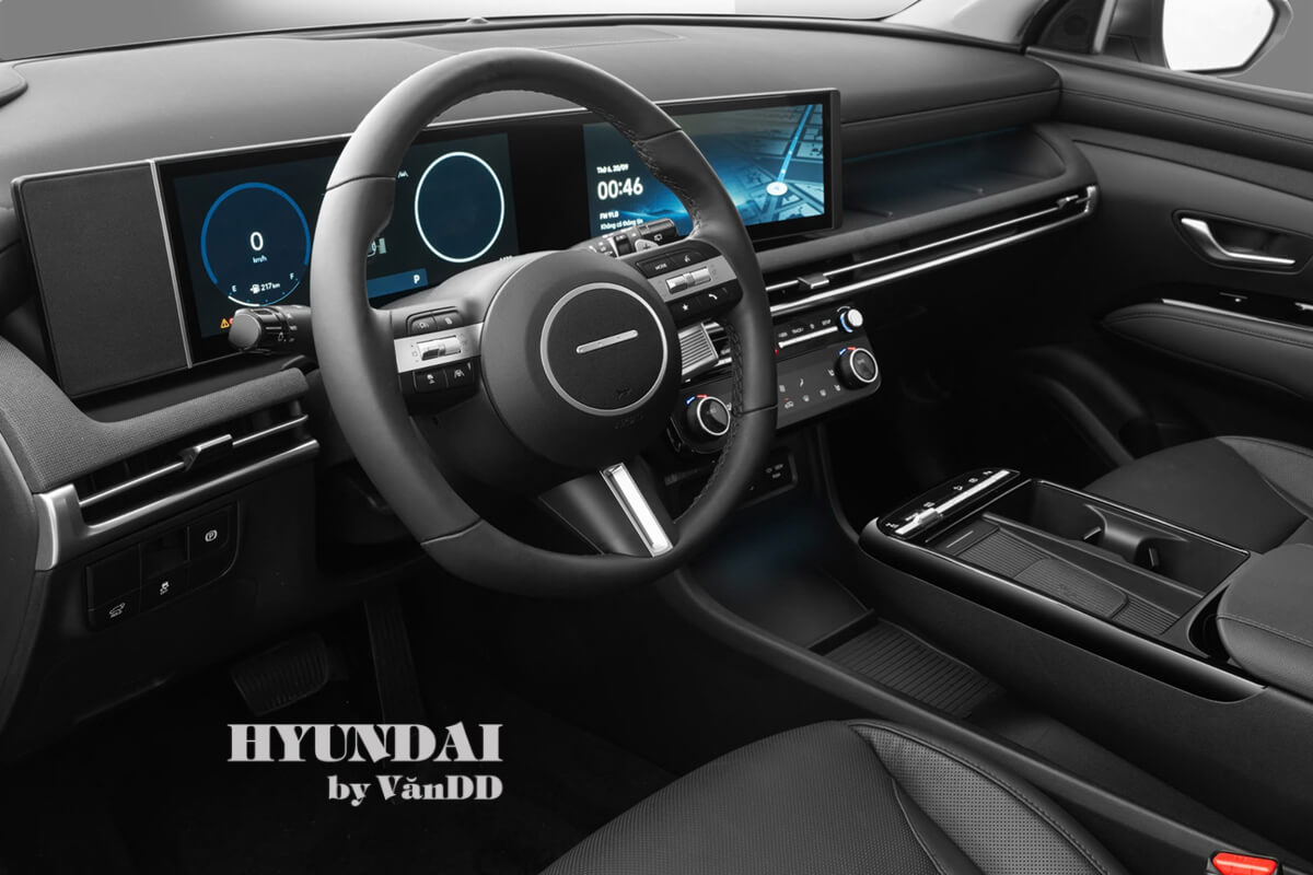Vô lăng của Hyundai Tucson 2024 Facelift Thể thao hơn ở lần nâng cấp này