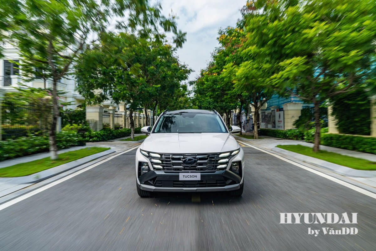 Đầu xe Hyundai Tucson 2024 Facelift Dạng Tham số cải tiến