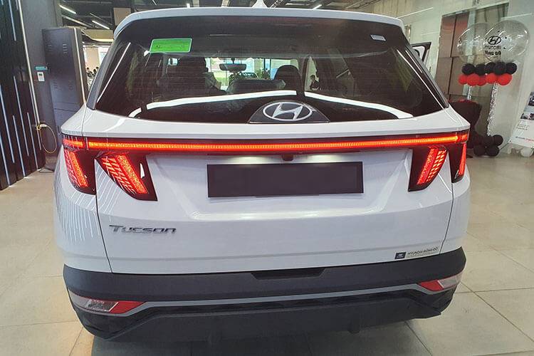 Tổng hợp thay đổi trên Hyundai Tucson 2022 tiêu chuẩn Đuôi xe Hyundai Tucson 2022 bản Tiêu chuẩn