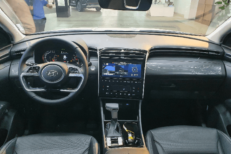 Tổng hợp thay đổi trên Hyundai Tucson 2022 tiêu chuẩn Tổng quan bảng Điều khiển trung tâm Hyundai Tucson 2022