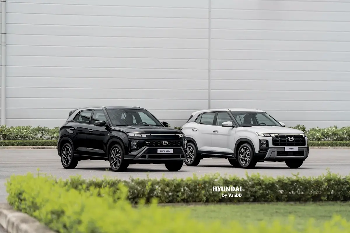 Bộ ĐôiHyundai Creta 2025 bản N-Line và Cao Cấp