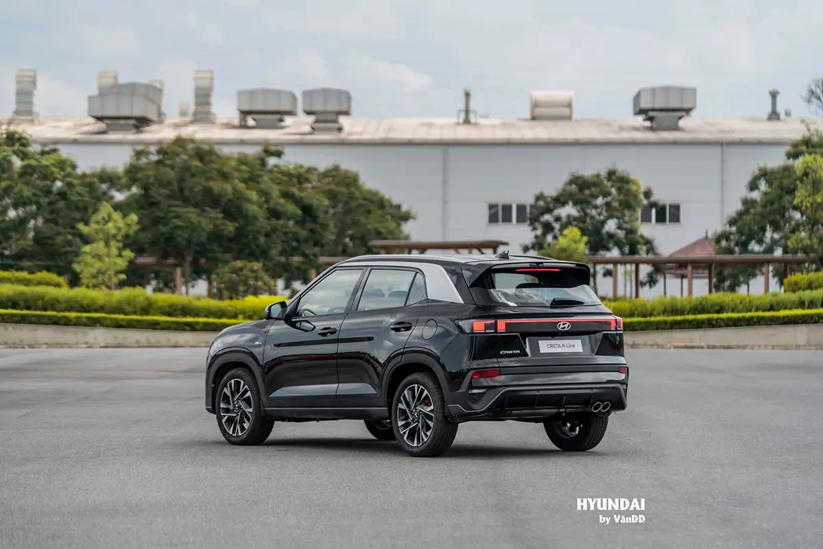 Đuôi xe Hyundai Creta 2025