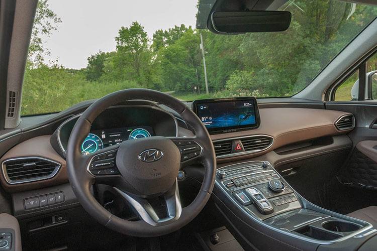 Hyundai Santafe 2023 Hybrid sẽ được lắp ráp tại Việt Nam Nội thất Hyundai SantaFe 2023 Hybrid