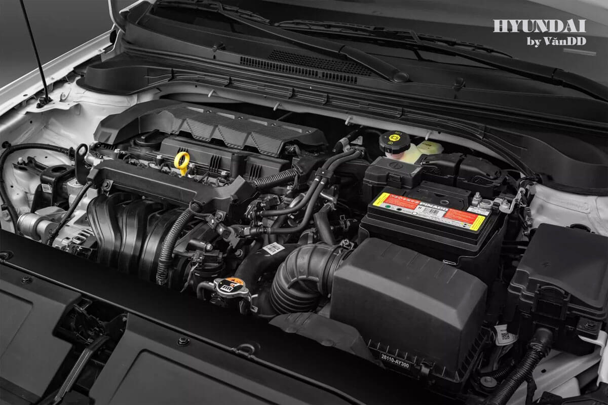 So sánh các phiên bản Hyundai Accent 2024 Động cơ Hyundai Accent 2024 loại mới SmartStream 1.5L