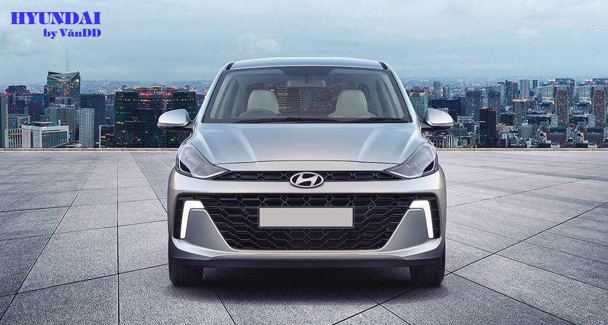 Đầu xe Hyundai i10 2024 sedan