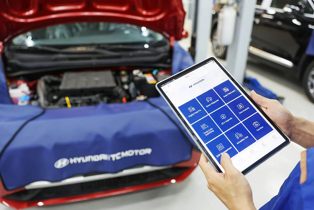 Mua Xe Hyundai Tại Bắc Ninh - Bảo hành, bảo dưỡng xe theo Tiêu chuẩn Toàn cầu Bảo dưỡng xe tại Hyundai Bắc Ninh theo tiêu chuẩn Hyundai toàn cầu