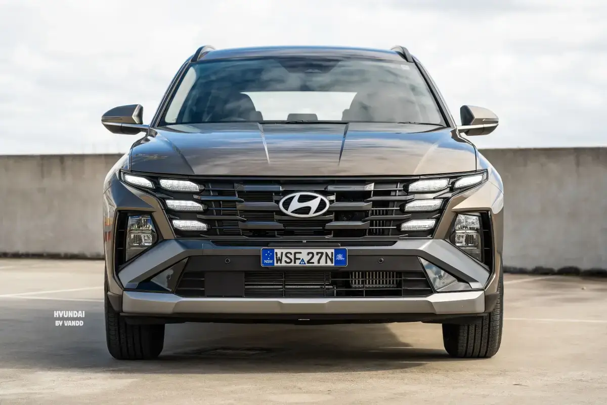 Đầu xe Hyundai Tucson Hybrid 2026