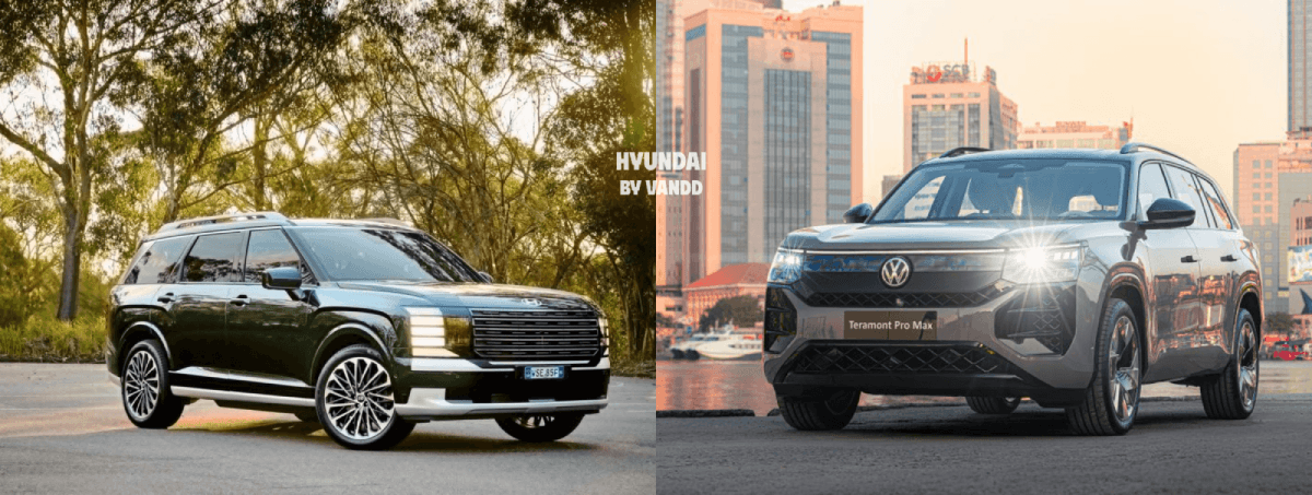 So Sánh Hyundai Palisade 2026 với đối thủ cạnh tranh: Thách Thức Everest, Fortuner, CX-8 Và Teramont So sánh Hyundai Palisade 2026 và VW Terramnont