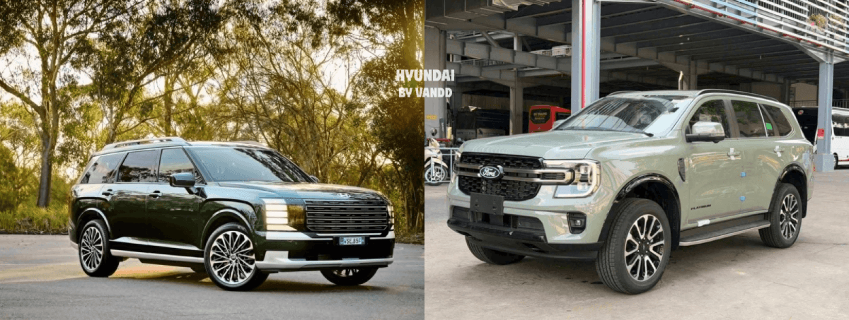 So Sánh Hyundai Palisade 2026 với đối thủ cạnh tranh: Thách Thức Everest, Fortuner, CX-8 Và Teramont So sánh Hyundai Palisade 2026 với Ford Everest